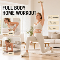 Nouvel arrivage : Ensemble d'haltères en silicone de 2,2 lb, 4,4 lb et 8,8 lb – Poids libres compacts pour femmes, Pilates, Barre, Yoga, Entraînement de force à domicile