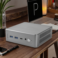Sharerdp Show Production Workflow AMD Ryzen 5 3500U Quad Core 2 * DDR4 Dual Lan Mini ordenador de bolsillo portátil Mini PC de escritorio