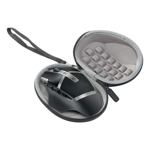 Custom EVA Waterproof Zipper Mouse Case Storage Box for Wireless Gaming Mice-Outdoor & Travel Use