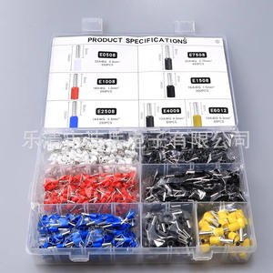 Bloques de terminales tipo E de latón, caja de 2120 piezas, estilo europeo, prensado en frío para conexiones eléctricas - Product Image 5