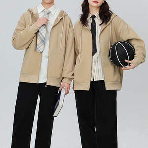 Sudaderas con Capucha Bordadas Personalizadas de Alta Calidad, Sudaderas Gruesas de Felpa de Algodón para Hombre, Sudaderas con Capucha con Cierre para Hombre - Product Image 1