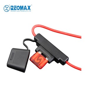 Portafusibles automático Max/Maxi, bloque de caja de fusibles de hoja de coche impermeable en línea con cable 8awg-12awg UL, longitud personalizada - Product Image 2