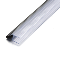 Waterdichte Douche Behuizing Hordeur Doorzichtig Plastic Pvc Siliconen Rubber U F A T H I Type Vormige Magnetische Afdichting Strips