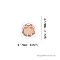 113 Pegatinas de Vinilo Impresas Personalizadas con Diseño de Gato Gordo, Resistentes al Agua, Ecológicas y Duraderas para Decoración del Hogar