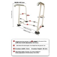 Barre d'appui WC pratique sans perçage, support rehausseur pour personnes âgées, tapis antidérapant à ventouse, vente en gros HY-06009 Classe II