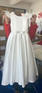 Vestidos Elegantes de Primera Comunión Largos para Niñas de 2 a 12 Años <span class=keywords><strong>2022</strong></span>, <span class=keywords><strong>Vestido</strong></span> de Gala Blanco para Niña Pequeña, <span class=keywords><strong>Vestido</strong></span> para Niña de las Flores - Product Image 4