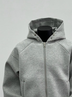 Nuevo producto Venue Sudadera con capucha de algodón y poliéster de alta calidad Color sólido con cremallera Invierno 300 gsm Sudadera con capucha Cuello con capucha