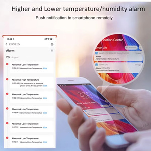 Capteur de température intelligent Tuya Wifi, 3 mètres, télécommande numérique, hygromètre, thermomètre, alarme de <span class=keywords><strong>piscine</strong></span>, surveillance à <span class=keywords><strong>distance</strong></span> - Product Image 3