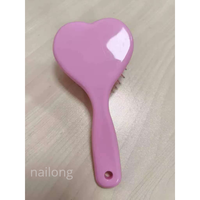 Mini brosse démêlante en forme de cœur pour femmes, coussin d'air, peigne de massage mignon pour filles, 15*7 cm, outils de coiffage, facile à transporter