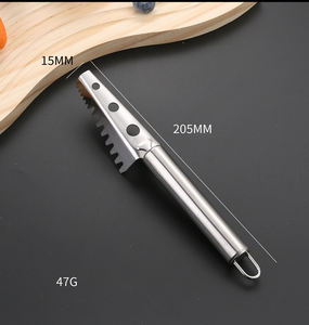 Venta al por mayor de utensilios de cocina Manual de acero inoxidable quitar rápido cepillo de piel de pescado escamas de pescado ralladores raspador para Cocina - Product Image 3