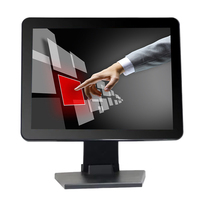Moniteur tactile capacitif de bureau 15 pouces, format carré 4:3, résolution 1024*768, avec USB pour Raspberry Pi