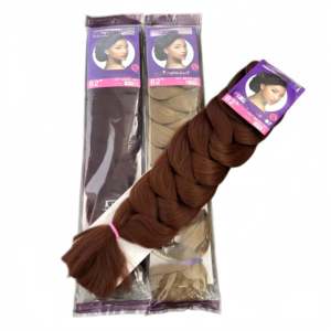 Proveedor Mayorista de Cabello Sintético Suave para Trenzas <span class=keywords><strong>Jumbo</strong></span> de 230g y 82 Pulgadas, Cabello Negro para Crochet para Mujeres, Extensiones de Trenzas Yaki - Product Image 5