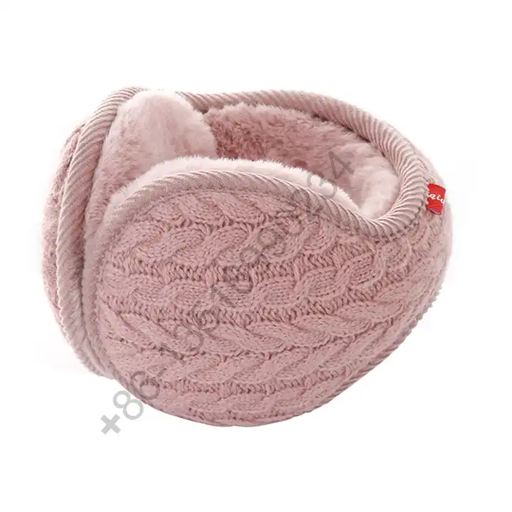 Source Unisex Men Women Winter Knitting Ear Warmers Jacquard Weave Winter  Earmuff Solid Soft Plush Ear Muffs on m.