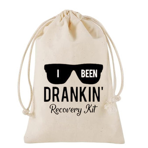 حقائب مستلزمات حفلات توديع العزوبية بحجم <span class=keywords><strong>15</strong></span>*20 سم مع عبارة 'هل ماتت؟'، حقائب برباط لمستلزمات حفلات الزفاف - Product Image 5