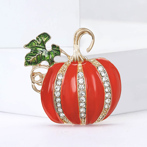 Broche en alliage plaqué or avec strass en cristal de forme ovale, bijoux de mode pour enfants et femmes, accessoire cadeau pour mariage et fête - Product Image 5