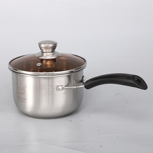 Stainless Steel Mini Saucepan With Lid 1.5L For Milk Heating And Cooking - Product Image 1