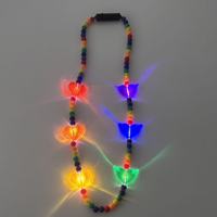 Collier en forme de cœur pour la Saint-Valentin avec des perles LED colorées clignotantes pour le carnaval - NOUVELLE ARRIVÉE