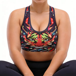 Reggiseno Sportivo da Donna, Top Corto Sportivo ad Alto Supporto, Taglie Forti, Senza Cuciture per Palestra - Product Image 2