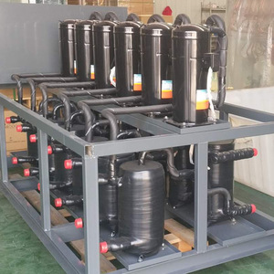 Unité de pompe à chaleur à source d'eau pour élevages avicoles et porcins 380V R-410A, construction métallique, économie d'énergie - Product Image 1