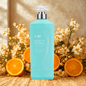 Champú acondicionador de queratina sin sulfato de etiqueta privada CXM para hoteles, cabello fino graso, aminoácidos, limpieza orgánica caliente - Product Image 2