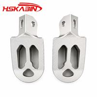 Repose-pieds en aluminium CNC avec logo personnalisé, surface dentée agressive pour moto électrique Yozma