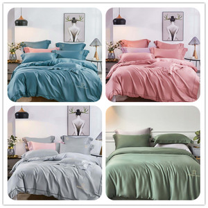 แฟชั่นขายร้อนโรงแรมบ้านหรูหราชุดเครื่องนอน100% Tencel เดิมพันแผ่นผ้าลินินผ้าปูที่นอน - Product Image 6