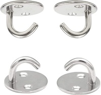 Œil rond ouvert en acier inoxydable 316 de 6 mm, estampé et soudé, pour gréement de bateaux, yachts et accessoires marins