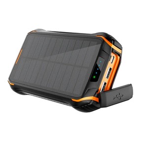 <span class=keywords><strong>26800mAh</strong></span> grande capacité 5V/3.1A Ipx6 étanche panneau solaire batterie externe avec lampe de poche haute lumière, 2 ans de garantie - Product Image 2