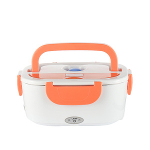 Food Grade Stainless Steel Car Charging Port Electric Heating Container Lunch Box