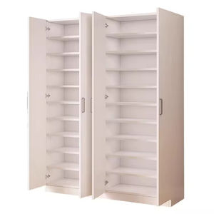 <span class=keywords><strong>Meuble</strong></span> à chaussures moderne en <span class=keywords><strong>bois</strong></span> avec étagères réglables, organisateur de rangement haut pour chaussures d'entrée, idéal pour salon et chambre à coucher - Product Image 3