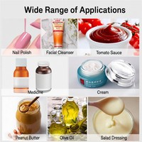 Machine de remplissage manuelle compacte pour liquides et pâtes, idéale pour les boissons, les répulsifs anti-moustiques, les parfums et le beurre de cacahuète