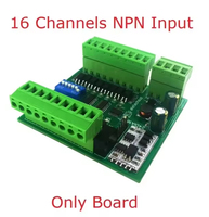 Carte collectrice numérique à commutation d'entrée isolée optiquement 16/32/48CH NPN/PNP Module RS485 Modbus RTU DC 12V 24V