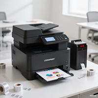 Printer label warna pabrik stiker perekat barcode mesin cetak digital barcode dan printer label