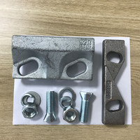 Clip de fixation de rail en acier DIN A75 pince de rail de grue 9216 pince de rail