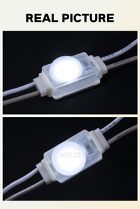 โมดูลไฟ LED IP67 12V พร้อมเลนส์ 2835 SMD พลาสติกขนาดเล็ก ไฟ LED Back Lit 1 โมดูล พิกเซลเดี่ยว สำหรับตัวอักษรดิจิตอล 3 มิติ ขนาดเล็ก - Product Image 4