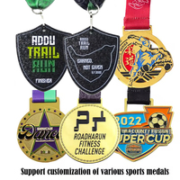 Médaille bon Zinc support blanc alliage 2D/3d or prix Taekwondo personnalisé Sport médaille en métal pour carnaval