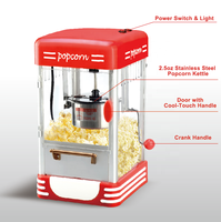 Machine à Popcorn Portable pour la Maison, Fabrication de Snacks, Modèle Stir Crazy