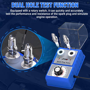 Furo Duplo Ajustável JFIND JF109 Pro Car Spark Plug Tester Detector Ignição Plug Analyzer 12V Gasolina Ferramenta De Diagnóstico - Product Image 5