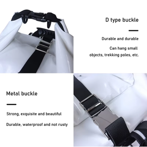 Sacs ultralégers imperméables à séparation sec/humide pour activités de plein air, capacité extensible 10L/20L, équipement pour camping, randonnée, kayak - Product Image 1