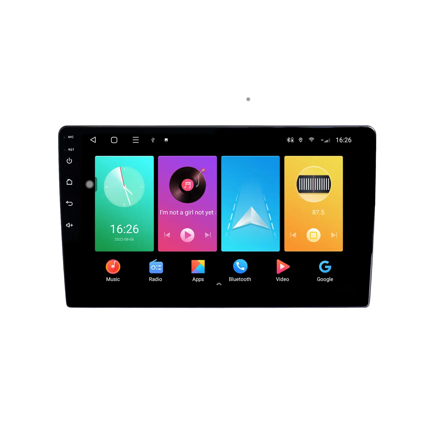 Zhiyin Android 10 Ts10 radyo Gps navigasyon multimedya ses 9 inç evrensel araba Video Dvd OYNATICI