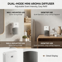Produits Tendances 2026 Diffuseur d'Arômes USB Sans Eau en Plastique 500ml pour Désodorisant Commercial Intelligent Contrôlé par Application