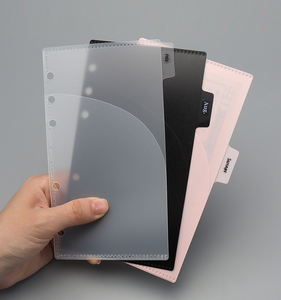 A6 A7 bağlayıcı cep bölücüler sekmeler 2-Layer nakit zarflar 6-Ring bütçeleme planlayıcısı ekler aksesuar malzemeleri belge - Product Image 3