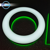 Letras 3D con Retroiluminación LED, Letras Iluminadas de Acrílico o Aluminio para Tienda, Oficina, Restaurante, Edificio Comercial