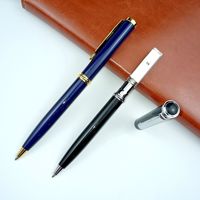 Stylo tampon auto-encreur personnalisé en métal pour enseignant, stylo de signature professionnel, tampon photosensible, cadeaux d'entreprise, stylos tampon