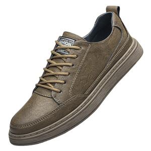 Nouvelles Chaussures Décontractées Printemps-Automne à Bout Rond avec Fermeture Élastique, Mocassins Plats Respirants en Cuir de Vachette Double Couche pour Usage Quotidien - Product Image 5