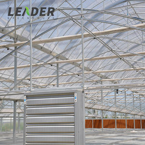 Hochwertiges Landwirtschafts-Gewächshaus mit Sägezahn-Mehrfachspannungen, Kunststofffolienabdeckung und Zahnstangen-Belüftung - Product Image 6