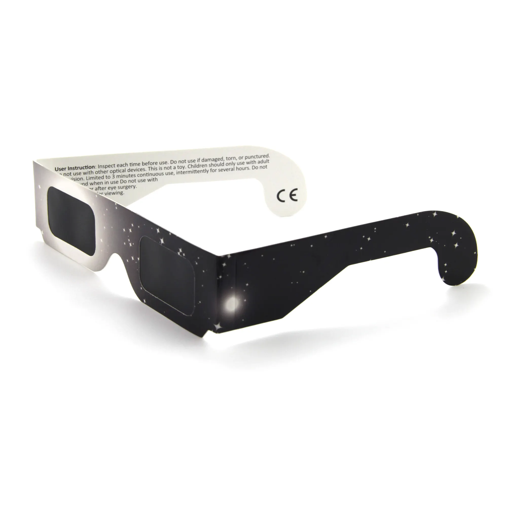 Nisan 8 2024 ISO sertifikalı güneş tutulması gözlük özelleştirilmiş tasarım Eclipse görüntüleme 3D kağıt gözlük