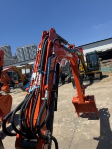 Mini-excavatrice U27 de 2,7 tonnes, compacte, à chenilles, à rotation zéro, avec chenilles en caoutchouc, pour moteur, PLC, boîte de vitesses, pompe - Product Image 4