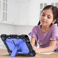 Casing Silikon Anti Benturan untuk iPad Mini 6/Mini A17 Pro 8.3 Inch dengan Tali Selempang, Penyangga, dan Pelindung Layar Terintegrasi