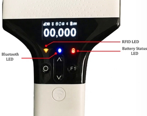 PDA 무선 <span class=keywords><strong>RFID</strong></span> 리더 <span class=keywords><strong>uhf</strong></span> <span class=keywords><strong>RFID</strong></span> 핸드 헬드 리더 스캐너 의류 재고 관리 용 블루 치아 리더 - Product Image 4